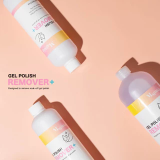 Majikku น้ำยาล้างเล็บเจล มีอย. หัวปั๊ม Remover น้ำยาเช็ดเล็บ Cleansing 180ml ไม่เหม็นฉุน อ่อนโยน