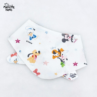 Baby Mickey💙Bandana ผ้าพันคอสุนัข ผ้าพันคอสัตว์เลี้ยง ผ้าพันคอแมว