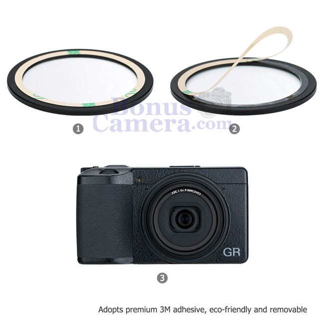 ฟิลเตอร์ยูวีกันรอยจากการขูดขีด,การกระแทก กล้อง Ricoh GR III, GR IIIx and GR II UV Filter ฝาปิด Cap