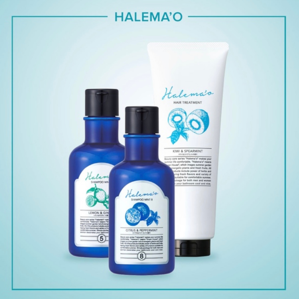 DEMI HALEMA'O SHAMPOO MINT 250ML แชมพูชนิดเย็น เพิ่มความสดชื่นและขจัดกลิ่น