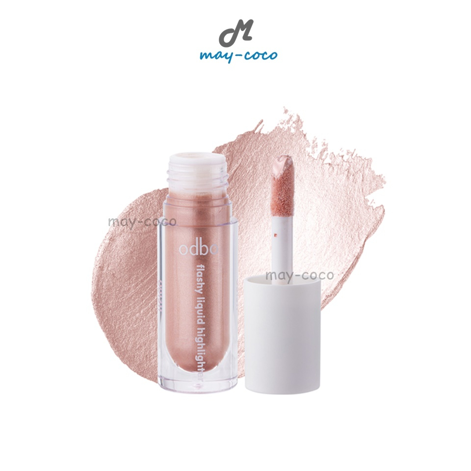 ถูก/แท้/มีไลฟ์ ไฮไลท์ ODBO Flashy Liquid Highlighter ไฮไลท์เนื้อครีม เนื้อน้ำ ชิมเมอร์ หน้าฉ่ำ หน้าเงา ผิวโกลว์