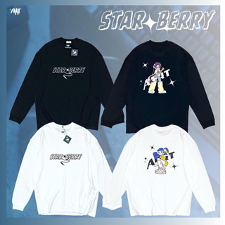 [ARRT]-เสื้อแขวยาว Oversize Long Sleeve ลาย STAR•BERRY