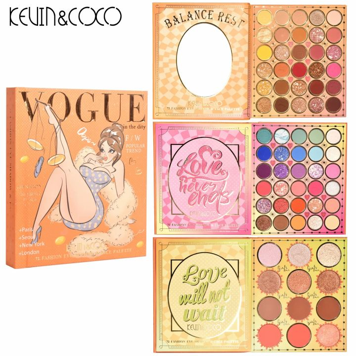 KEVIN&COCO 72 Eye Shadow & Face Palette No.KC223335