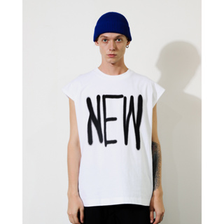 "NEW YORK" T by GREYHOUND (เสื้อยืดแขนกุดคอกลม)