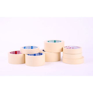 เทปกระดาษกาวย่น เทปหนังไก่ DS กว้าง 1นิ้ว24mm ยาว 20หลา เทปกาวย่น 1 นิ้ว 20 หลา (1 ม้วน)