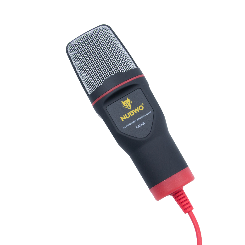 🎮 GAMING NUBWO M66 CONDENSER MICROPHONE ไมค์ไลฟ์สด ไมค์คอนแดนเซอ ไมค์อัดเสียง ไมโครโฟนคอนเดนเซอร์ พร้อมขาตั้ง 66
