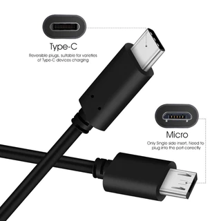 สายชาร์จ Type-C to Micro usb ความยาว 30cm / 50cm / 1 m