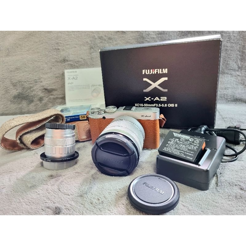 กล้อง FUJI XA2 มือสอง กล่องและอุปกรณ์ครบ สภาพใหม่มาก