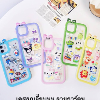 เคสติดการ์ตูนVivoY22 Y22s Y16 Y02s V23(5G) V25(5G) เคสวีโว้ เคสมีโบว์ เคสนิ่ม เคสใส เคสโทรศัพท์