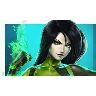 Shego Kim Possible Anime Manga Fan Art High Quality Collectible Printed Photo Card