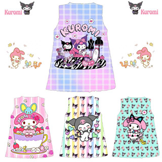เสื้อแขนกุดเด็กสวยๆ เด็ก1-3ขวบ ใส่เป็นมินเดรสได้ 4-6 ขวบใส่เปนเสื้อได้