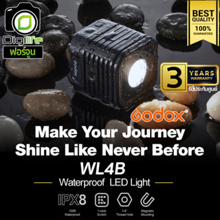 Godox LED WL4B Waterproof 5600K 1500mAh - รับประกันศูนย์ Godox Thailand 3ปี