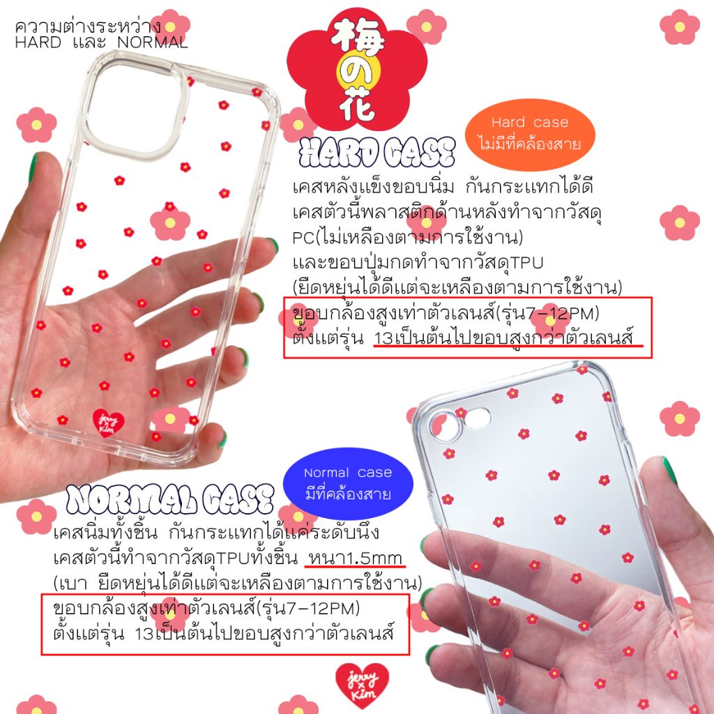 Tiny Ume clear case 🤳🏼 Jerryxkimdotstick - รูปที่ 2