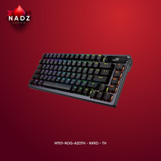 ASUS ROG Azoth gaming custom keyboard US/TH with 75 keyboard form factor, gasket mount, three-layer dampening foam  NXRD