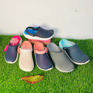 รองเท้าเเตะ Crocs size M4 - M7 จัดส่งทุกวัน 1-3 วันจะได้รับสินค้า รองเท้าแตะ Crocs Lite Ride ผลิตจากยางอย่างดีนิ่มเบาไม่