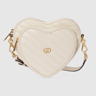 🍒Gucci Interlocking Double G Mini Heart Shoulder Bag / Ladies Chain Bag / Mini Bag 🍒