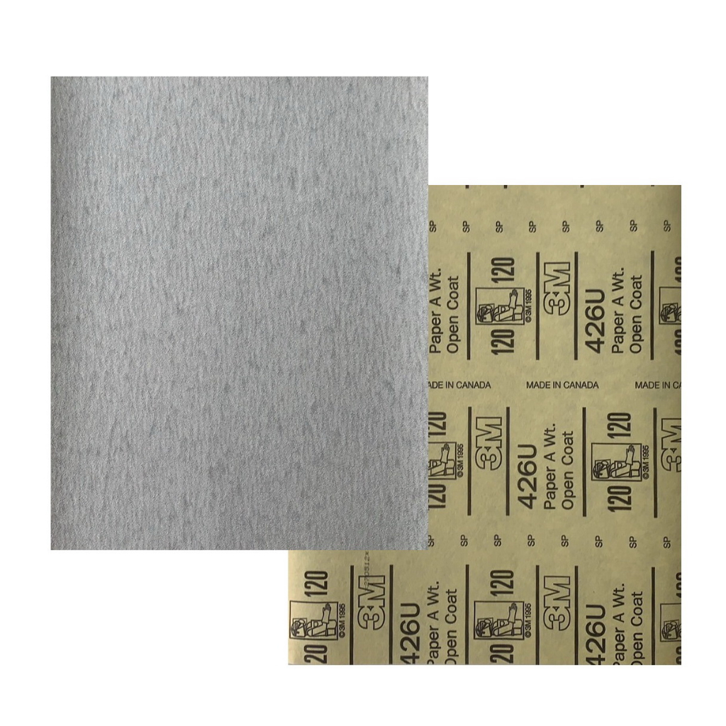 3M กระดาษทราย 426U ขนาด 9 นิ้ว x ยาว 11 นิ้ว (1แผ่น) ขัดแห้ง Fre-Cut Sheet