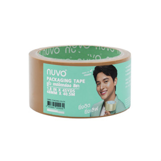 NUVO เทป โอพีพี สีชา 48MMX45Y ม้วนเดี่ยว