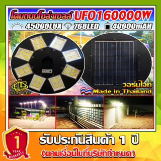 UFO-160000W-WW แสงวอมไวท์ ไฟถนนขนาดใหญ่ 160,000W ไฟถนนยูเอฟโอ ไฟถนนLEDพลังงานแสงอาทิตย์