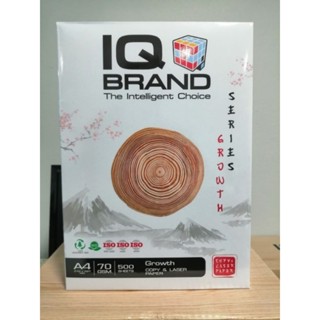 IQ Growthขาว​ 70g/500​ แผ่น​  กระดาษถ่ายเอกสาร​ A4