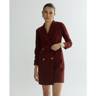 MAVE เดรส รุ่น Daylight Dress Suit Burgundy