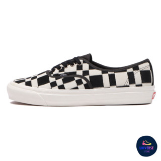 [ของแท้ ส่งฟรี PRE-ORDER] VANS AUTHENTIC 44 DX WOVEN CHECK BLACK/WHITE