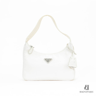 PRADA RE-EDITION 2000 MINI WHITE NYLON SHW