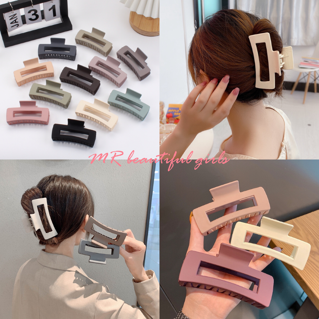 MR Beautiful Girl กิ๊บหนีบผม กิ๊บติดผม ที่หนีบผม ขนาดใหญ่ 【10.5ซม】สไตล์เกาหลีสวยงาม Hairpin-B