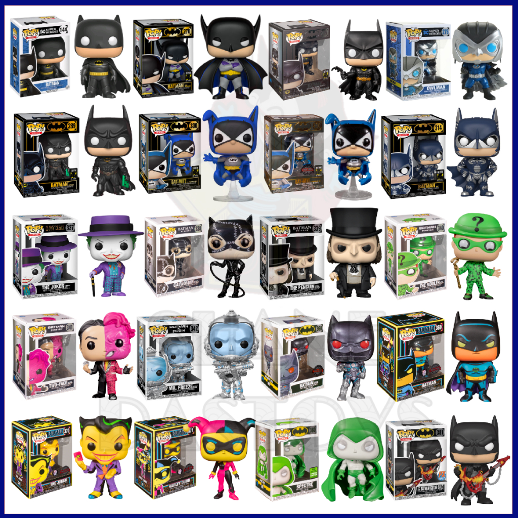 {PRE-ORDER} Funko Pop! DC HEROES : Batman 1989, Batman 1997, Batman Forever, Batman Returns, Batman 