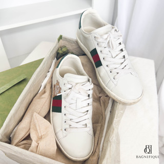 GUCCI X DORAEMON SNEAKER 36 WHITE GREEN CALF