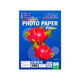 พร้อมส่ง กระดาษโฟโต้ ผิวมัน  Hi-jet Inkjet Fruit Series Glossy Photo Paper 150 แกรม A4