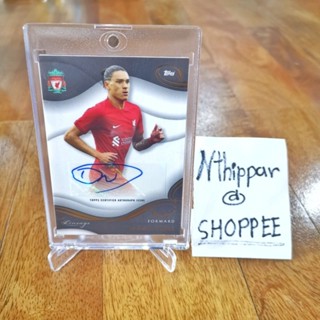 ขาย การ์ด Topps Liverpool Lineage Darwin Nunez Auto Autograph ลายเซ็น ลิเวอร์พูล หงส์แดง การ์ดฟุตบอล การ์ดบอล สะสม