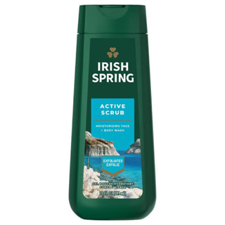 Irish Spring Active Scrub Body Wash for Men 591ml.