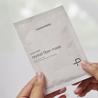 Mesoestetic Post Peel Crystal Fiber Mask ( 1กล่องมี 5 แผ่น )