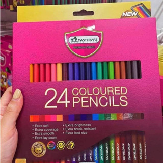 สีไม้ 1 กล่อง 24 แท่ง