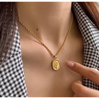 สร้อย NANA 18K gold plated “Flower” necklace premium