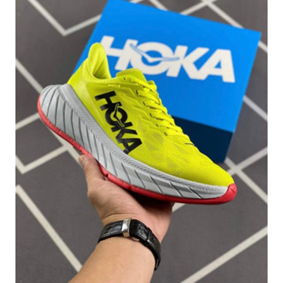 Hoka รองเท้าผ้าใบผูกเชือกพร้อมกล่อง