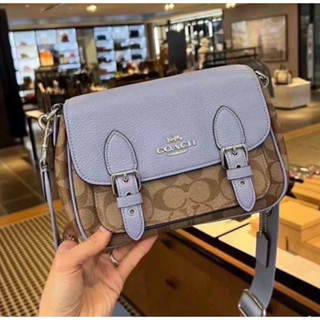 💚แท้💯 พร้อมส่ง💚กระเป๋าสะพายข้าง COACH C6781 LUCY CROSSBODY IN SIGNATURE CANVAS"