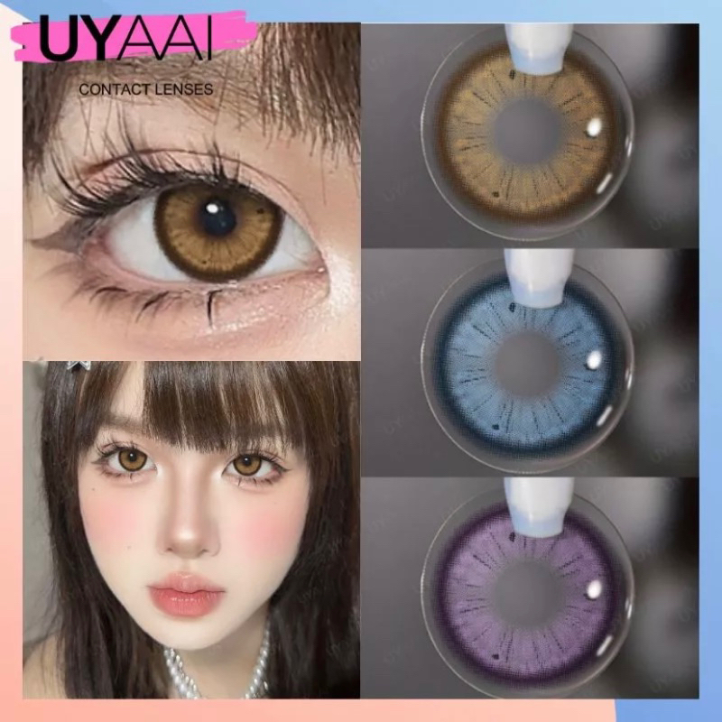 พร้อมส่ง รุ่นJuice คอนแทคเลนส์คอสเพลย์ บิ๊กอาย คอนแทคเลนส์สีม่วง สีฟ้า สีน้ำตาล ตัดขอบ