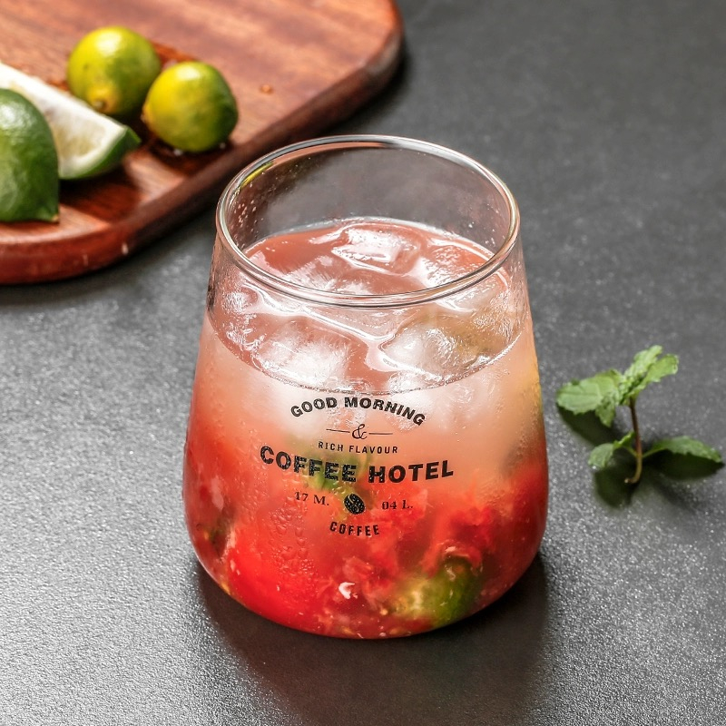 พร้อมในไทย แก้วทนความร้อ แก้วกาแฟสดนม ถ้วยบ้านขนม ถ้วยน้ำผลไม้ juice glass ราคา ถูกที่สุด ดีลบีเคเค แกลเลอรีภาพที่ 5