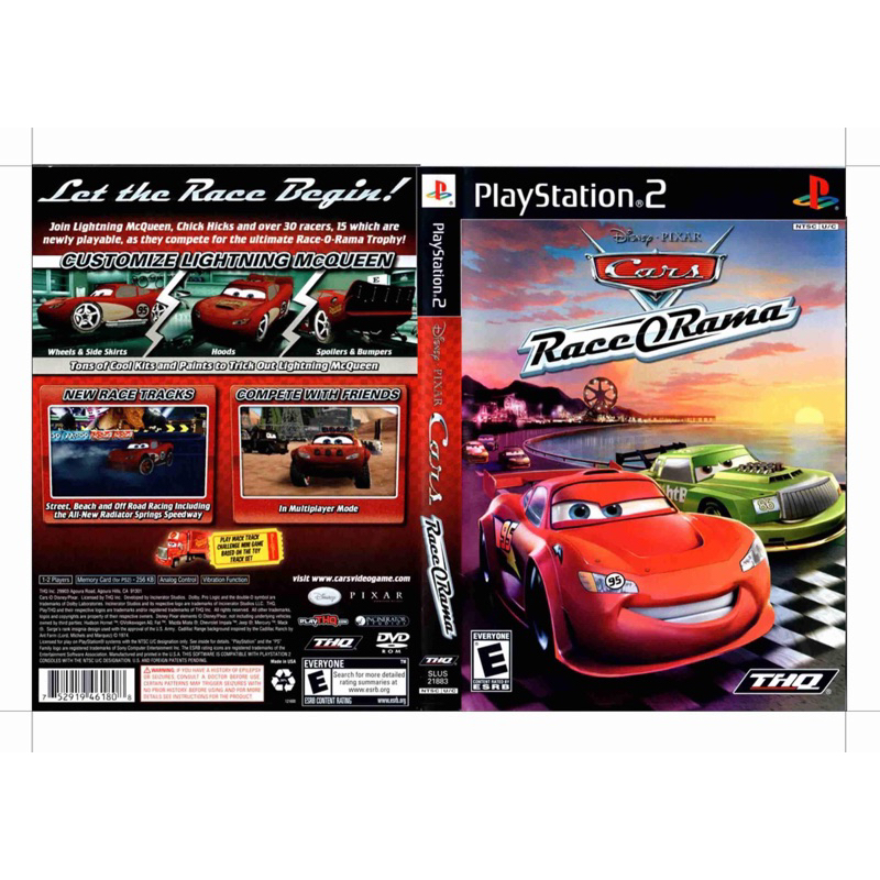แผ่นเกมส์Ps2 - Cars Race-O-Rama
