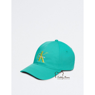 หมวกแก็ปผู้ใหญ่ Calvin Klein Pride Embroidered Logo Cap ของแท้ (สี Aqua Green)