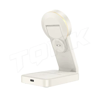 Hoco CQ3 แท่นชาร์จไร้สาย 3in1 magnetich wireless fast charger 3in1 15W ใหม่ล่าสุด ที่ชาร์จตั้งโต๊ะ