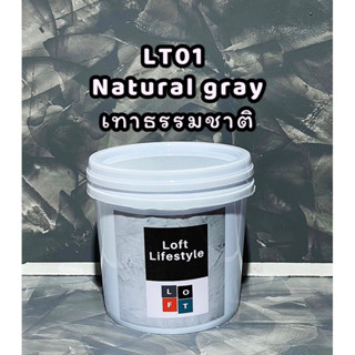 สีลอฟท์ LT01สี Natural gray เทาธรรมชาติ 800g.