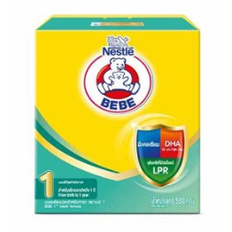 นมผงตราหมี  สูตร 1 NESTLE BEBE ขนาด 500 กรัม