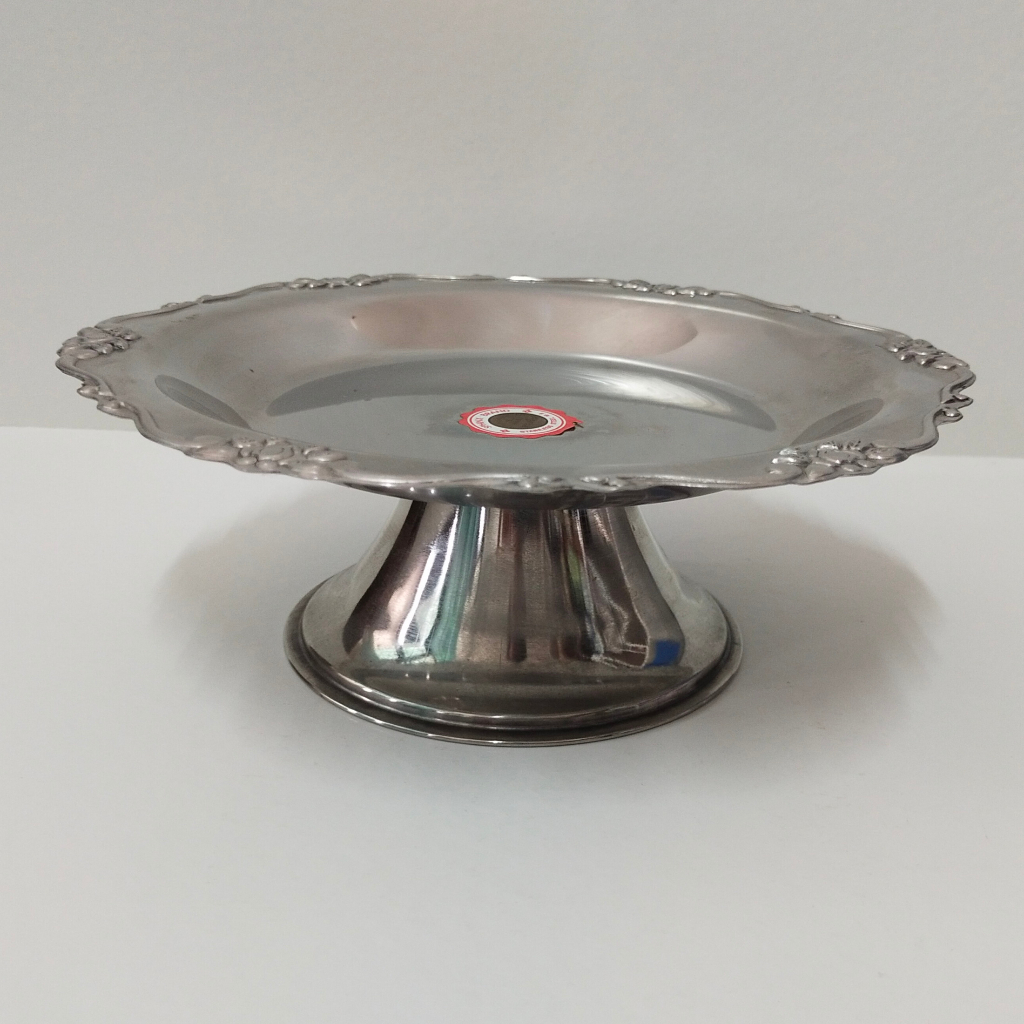 พานเงินรูป 6 เหลี่ยม ตรา SPHINX BRAND สแตนเลส หนา-ทน