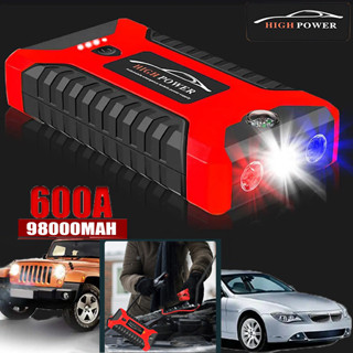 Jump Starter Power Bank Car Jump Starter 98000mAh Ultra Safe Lithium 12V จั๊มสตาร์ทรถยนต์ เครื่องชาร์จรถยนต์แบบพกพา