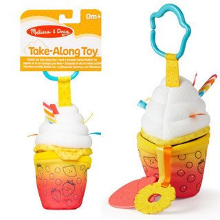 ชาไข่มุก ใหญ่ นิ่ม หลากพื้นผิว เขย่ามีเสียง Melissa &amp; Doug Bubble Tea Take Along Toy🇺🇸💯