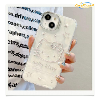 ✨ส่งของขวัญ✨เคส for iPhone 11 14 Pro Max Case for iPhone 12 13 ป้องกันการตก การป้องกัน HelloKitty สาวน่ารักหัวใจ การ์ตูน