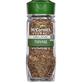 ใบไทม์ ออแกนิค ตราแม็คคอร์มิค 18 กรัม McCormick Gourmet Organic Thyme 18 g.